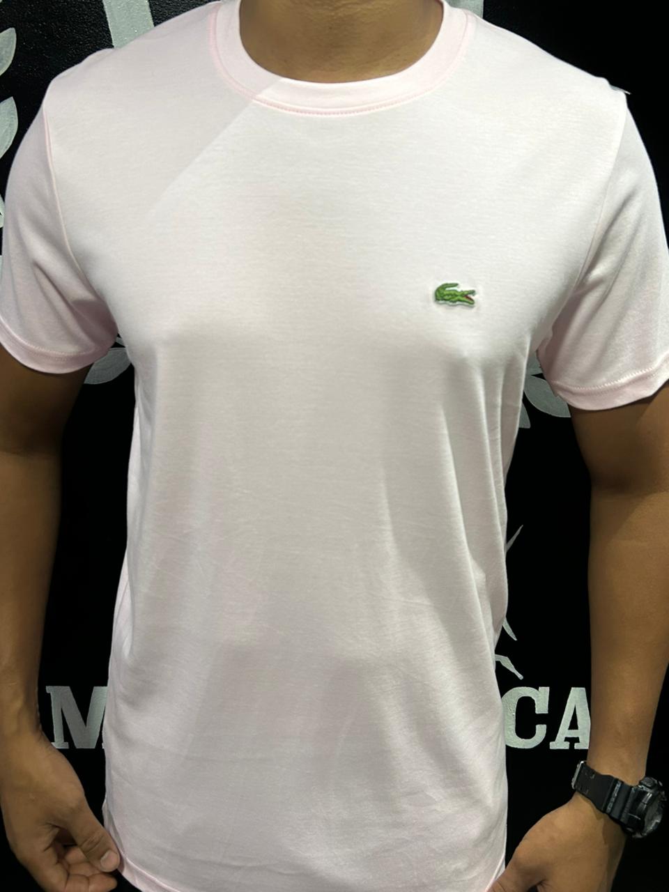 Camisa Rosa Lacoste